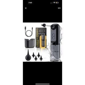 Ear Wax Removal Kit，Electric Ear Cleaner with Ear Irrigation Flushing System，Ear